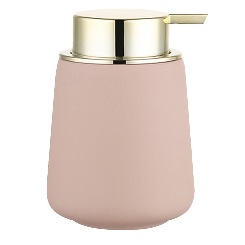 Stylish Ceramic Lotion Dispenser with Pump, Pink, 1 pc.