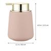 Stylish Ceramic Lotion Dispenser with Pump, Pink, 1 pc. view 2