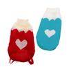 BCOATH 2-Piece Warm Knitted Heart Sweater for Dogs view 1