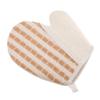 Linen Exfoliating Shower Glove with Diagonal Finger Design view 1