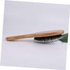VICASKY 2-Piece Bamboo-Bristle Hair Comb Set with Handle and Pointed Tip, Massage Combs for Home and Salon, Random Color view 2