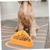 Yardwe 2-Pack Pet Slow Feeder Bowl - Cartoon Pizza Design view 2