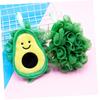 3-Pack Fruit-Shaped Bath Balls for Gentle Body Care view 4