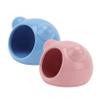 TOYANDONA Ceramic Hamster Houses, 2-Piece Set, for Hamsters and Chinchillas, White view 1
