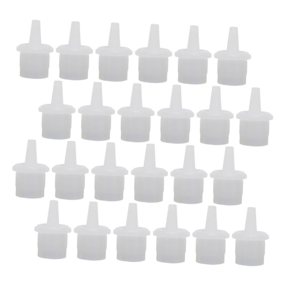 LOLIPPYY 100-Piece ABS Eyelash Glue Bottle Plugs