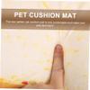 Yardwe Creative Toast Bread Pet Cushion Bed for Kittens and Small Dogs view 3