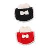 TOYANDONA Hamster Clothing, 2 Pieces with Bows, Breathable and Lightweight view 1