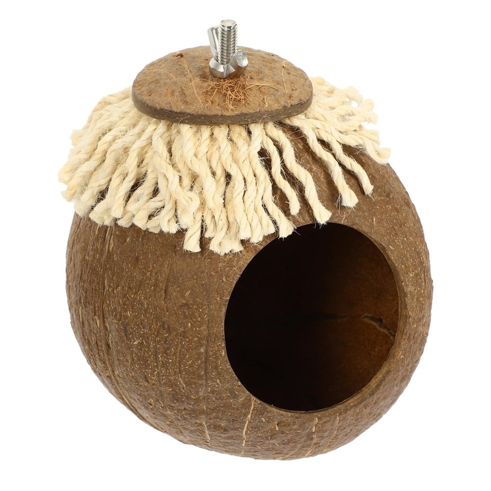HOLIDYOYO Hanging Coconut Shell Bird Nest