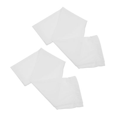 PACKOVE Sun Protection Arm Sleeves, Ice Silk, 1 Pair, White, Adult