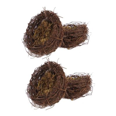 TINEASUR 4-Piece Artificial Bird Nest