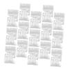 Healvian 100-Piece White Plastic Adhesive Extension Tips with Clog-Free Bottle Neck Heads for Salon and Home Use view 1