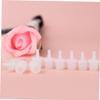 Healvian 100-Piece White Plastic Adhesive Extension Tips with Clog-Free Bottle Neck Heads for Salon and Home Use view 4