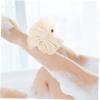 WRITWAA Soft Shower Sponges, Ramie and Cotton, 2-Piece Set for Gentle Skin Exfoliation and Massage at Home and in Hotels view 2