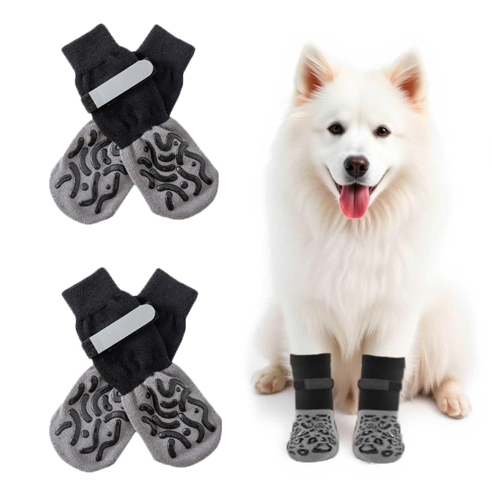 2 Pairs Anti-Slip Dog Socks