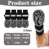 2 Pairs Anti-Slip Dog Socks view 2