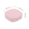 DEARMAMY Portable Plastic Contact Lens Case, 2-Pack, Leakproof, with Small Mirror view 2