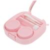 DEARMAMY Portable Plastic Contact Lens Case, 2-Pack, Leakproof, with Small Mirror view 3