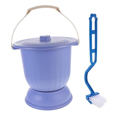 Portable Plastic Urinal Bottle with Lid and High Base