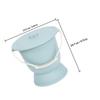 Portable Plastic Urinal Bottle with Lid and High Base view 2