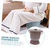 Portable Plastic Urinal Bottle with Lid and High Base view 3