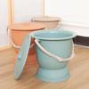 Portable Plastic Urinal Bottle with Lid and High Base view 4