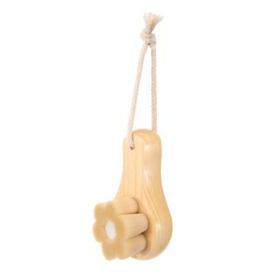 Manual Facial Cleansing Brush and Fiber, Beige, for Pores
