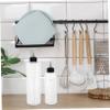 SOESFOUFU 4-Pack Clear Squeeze Bottles with Measurement Scale, Hair Applicator Bottles view 2