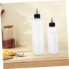 SOESFOUFU 4-Pack Clear Squeeze Bottles with Measurement Scale, Hair Applicator Bottles view 4