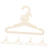 ABOOFAN Wooden Children's Hangers, DIY Cartoon Animal Design, 5-Pack view 1