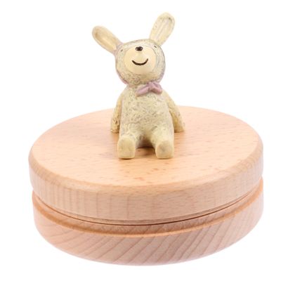 TOYANDONA Girls' First Tooth Keepsake Box, Handmade Beech Wood