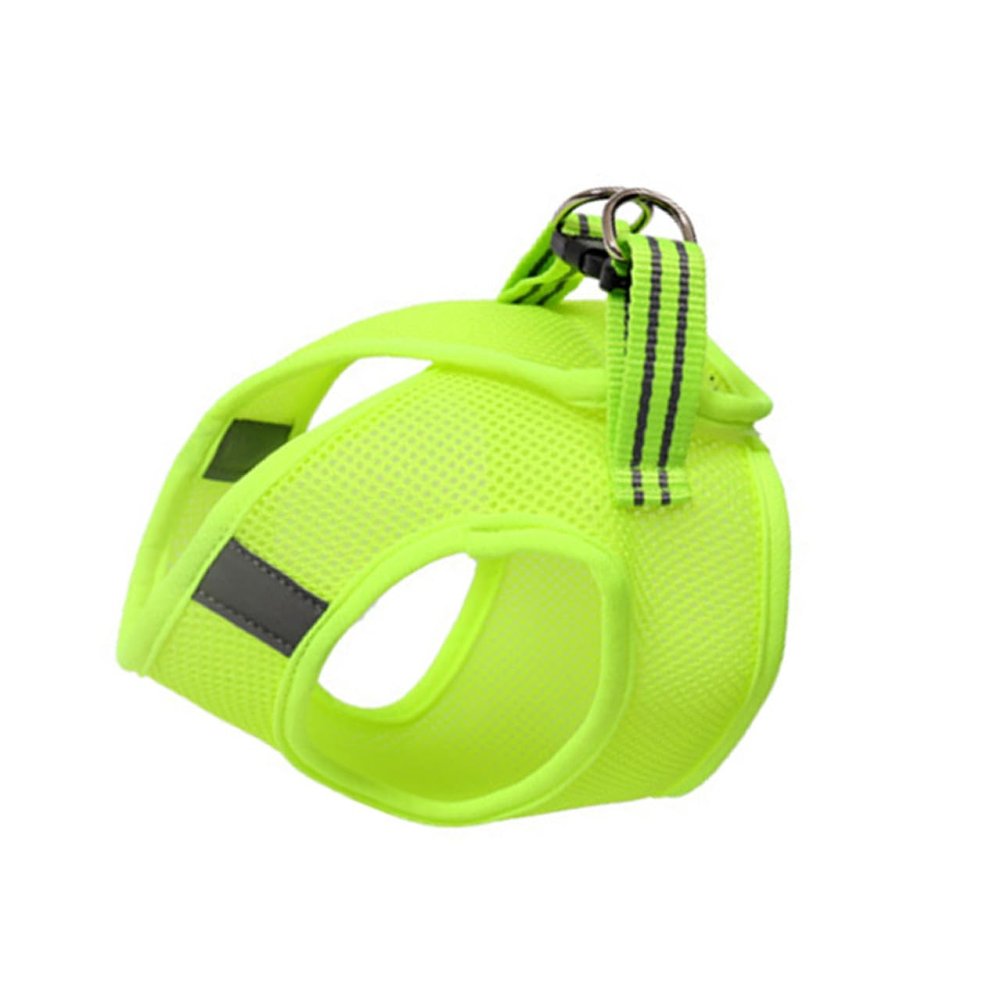 Breathable Lightweight Comfortable Mesh Cat Vest Harness, Green