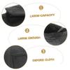 Practical Hanging Rollator Bag, Oxford Fabric, Lightweight, Large, Black view 2
