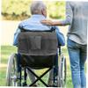Practical Hanging Rollator Bag, Oxford Fabric, Lightweight, Large, Black view 4