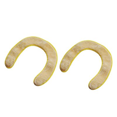 2-Pack Children's Toilet Seat Mats, Comfortable Padded, Yellow