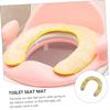 2-Pack Children's Toilet Seat Mats, Comfortable Padded, Yellow view 3