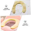 2-Pack Children's Toilet Seat Mats, Comfortable Padded, Yellow view 4