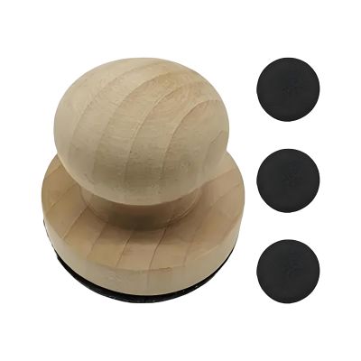 Wall-Mountable Natural Wood Nail Scratcher