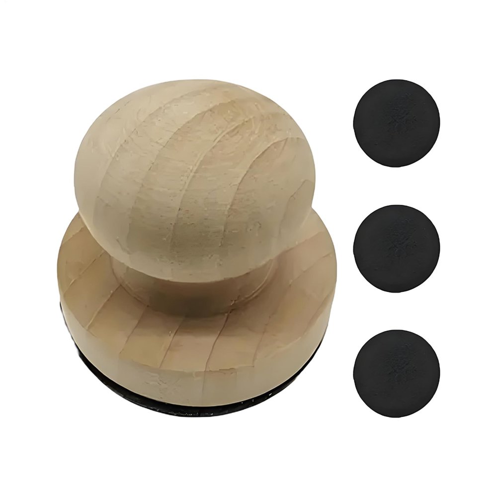 Wall-Mountable Natural Wood Nail Scratcher