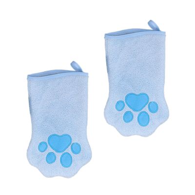 Pet Grooming Gloves - 2X Quick-Dry Gloves for Dogs
