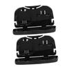 PRETYZOOM Folding Car Seat Table, 2 Pieces, Plastic, Black view 1
