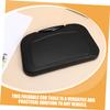 PRETYZOOM Folding Car Seat Table, 2 Pieces, Plastic, Black view 3
