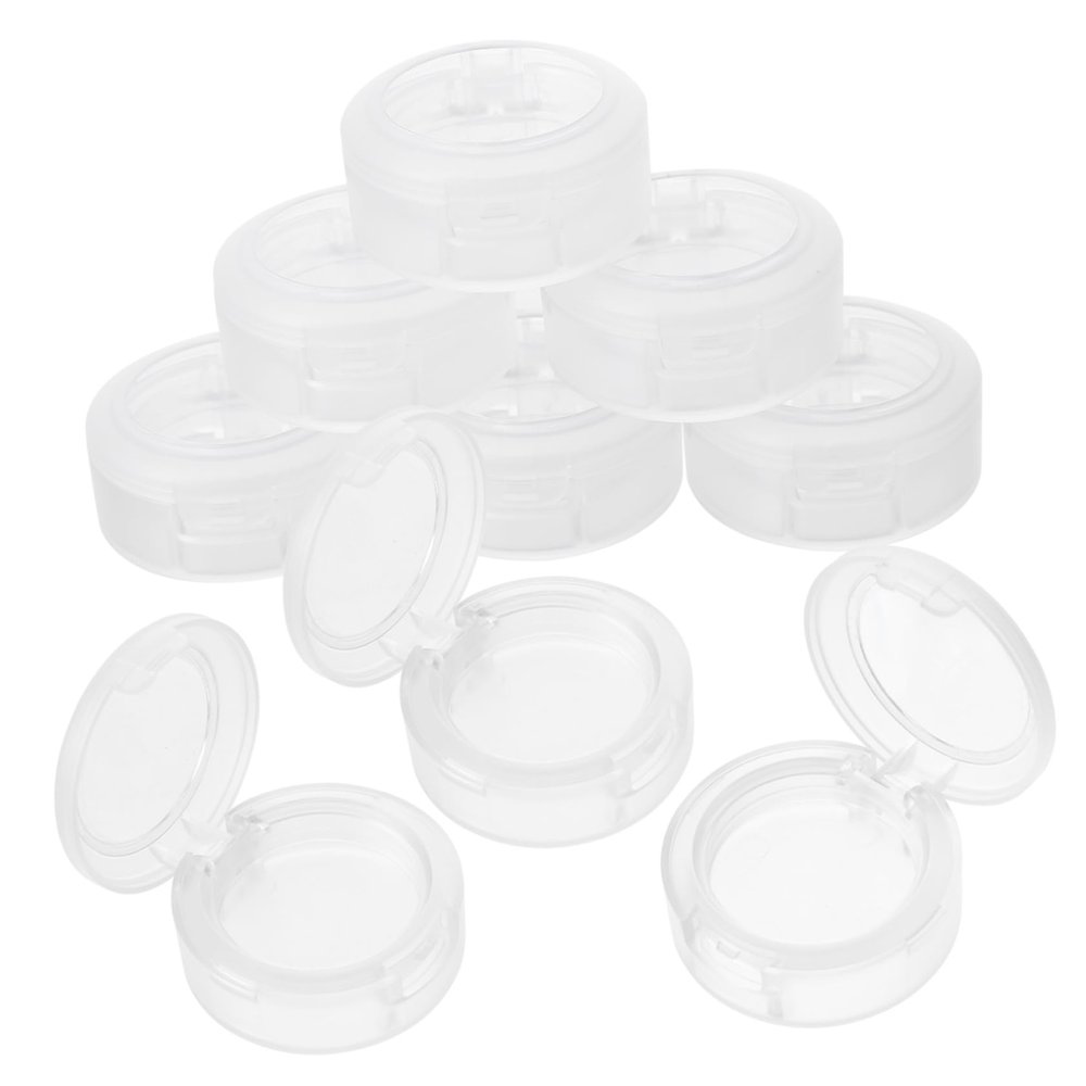Healvian Eyeshadow Replacement Boxes, 8-Pack, ABS, Compact, White