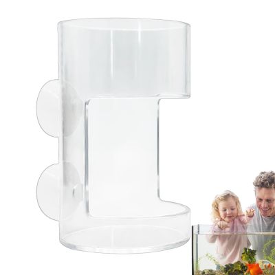 Fish Feeding Tube for Aquarium Fish Food, Transparent