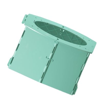 Portable Folding Baby Toilet for Travel, Green, PP, 1 Pc