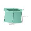 Portable Folding Baby Toilet for Travel, Green, PP, 1 Pc view 2
