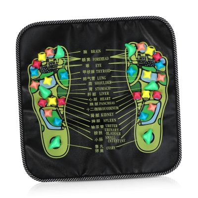 Leather Foot Sole Acupressure Point Massage Device, 1 Pc, 35 x 35 cm, PP