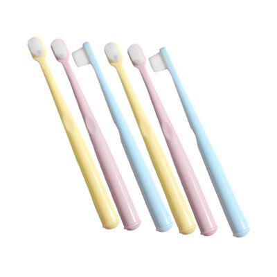 HOLIDYOYO Children's Toothbrushes, 6-Pack, Small Brush Head, Portable, Soft PP Bristles