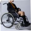Steel Tube Wheelchair Front Wheel, Precision Rubber, with Bracket view 3