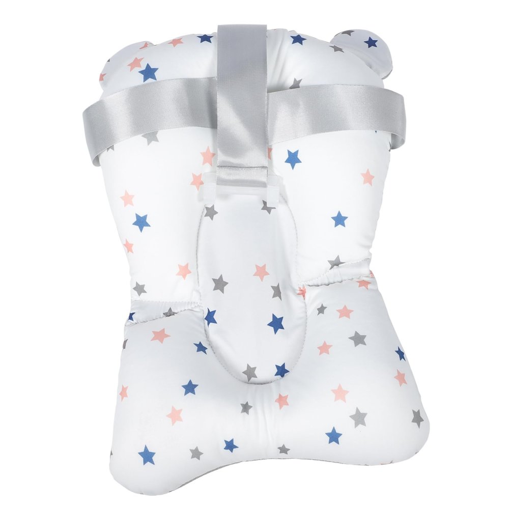 Supvox Baby Bath Cushion, 1 Piece, Cotton Fabric and Foam Particles