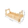 CVUTOVO Wooden Bridge for Small Pets, Hideout and Climbing Aid view 2